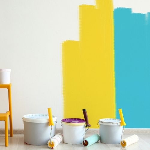 Versatile Living Room Painting Dubai
